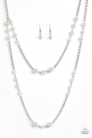 Paparazzi Pearl Promenade - White Necklace