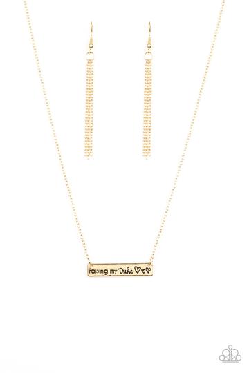 Paparazzi Raising My Tribe - Gold Necklace