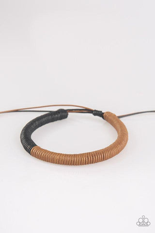 Paparazzi TRACKER and Field - Black / Brown