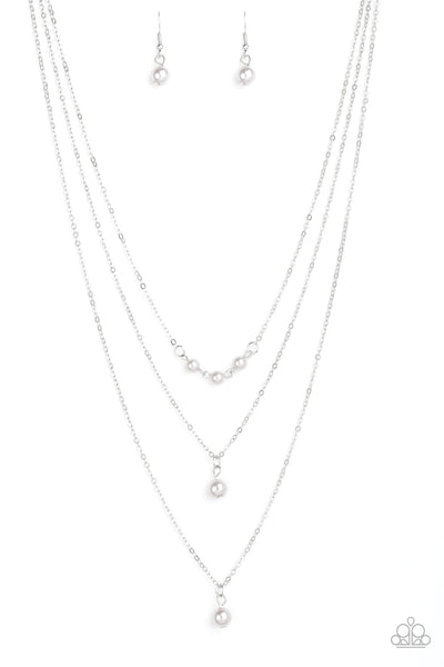 Paparazzi High Heels and Hustle - Silver Necklace