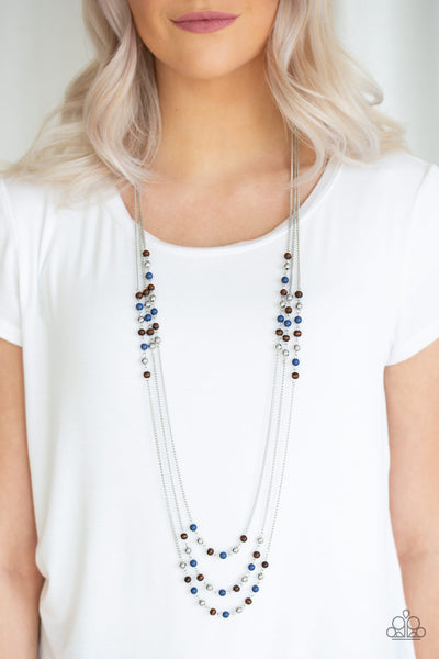 Paparazzi Seasonal Sensation - Blue Necklace