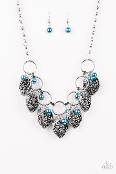 Paparazzi Very Valentine - Blue Necklace