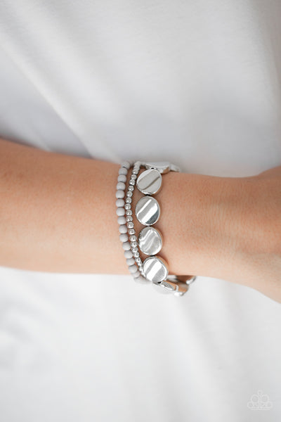 Paparazzi Beyond The Basics - Silver Bracelets