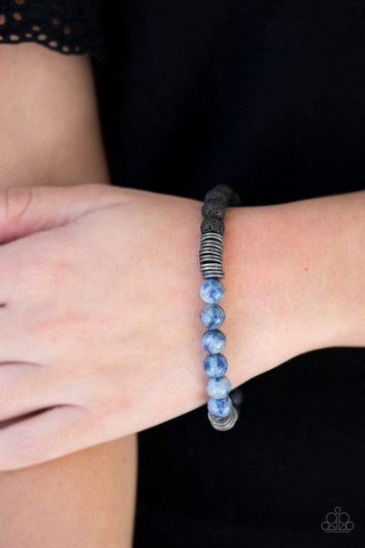 Paparazzi Cool-Headed - Blue Bracelet