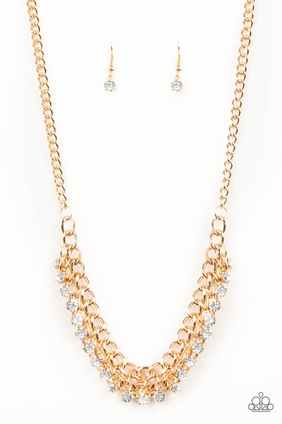 Paparazzi Glow and Grind - Gold Necklace
