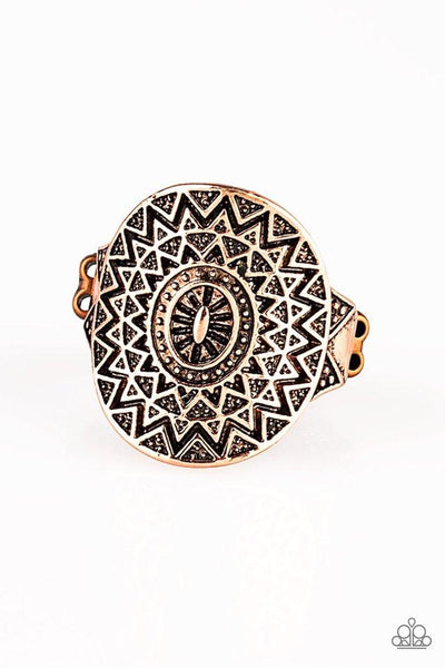 Paparazzi Good For The SOL - Copper Ring