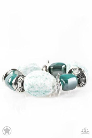 Paparazzi Glaze of Glory - Blue Bracelet