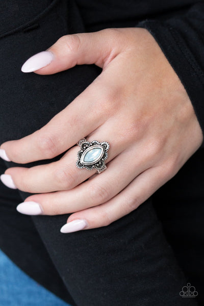 Paparazzi Glass Half-COLORFUL - White Ring