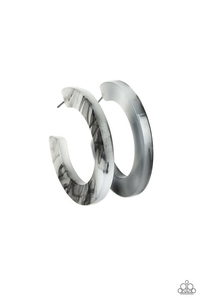 Paparazzi Earring Oceanside Oasis - Black