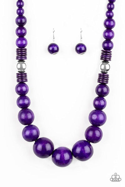 Paparazzi Panama Panorama - Purple Necklace