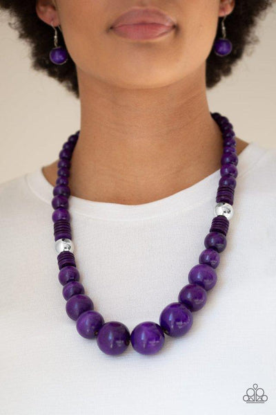 Paparazzi Panama Panorama - Purple Necklace