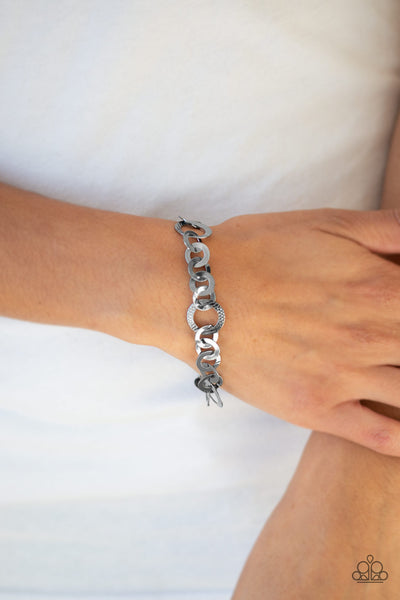 Paparazzi Modern Movement - Black Bracelet