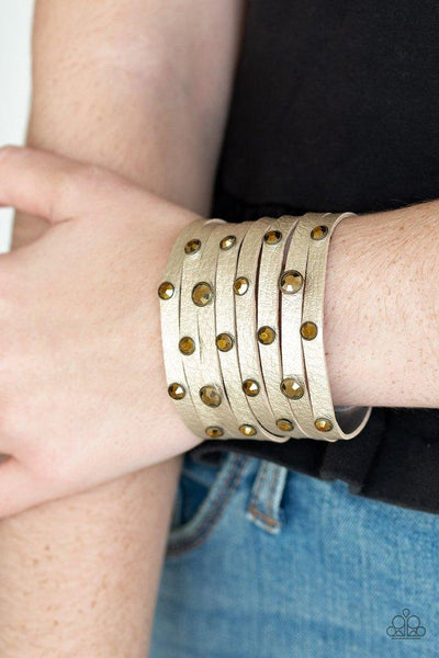 Paparazzi Go-Getter Glamorous - Brass Bracelet