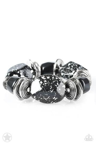 Paparazzi Glaze of Glory - Black Bracelet