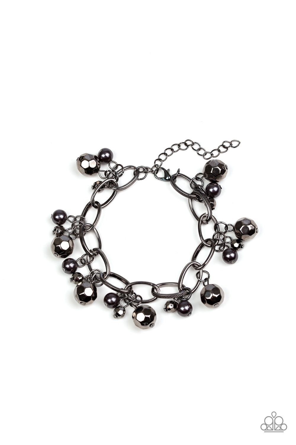 Paparazzi Make Do In Malibu - Black Bracelet