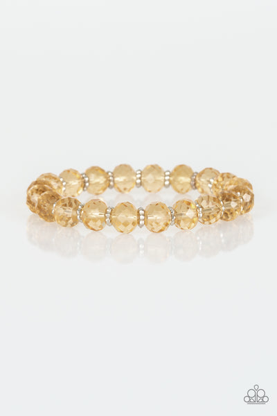 Paparazzi Crystal Candelabras - Gold Bracelet