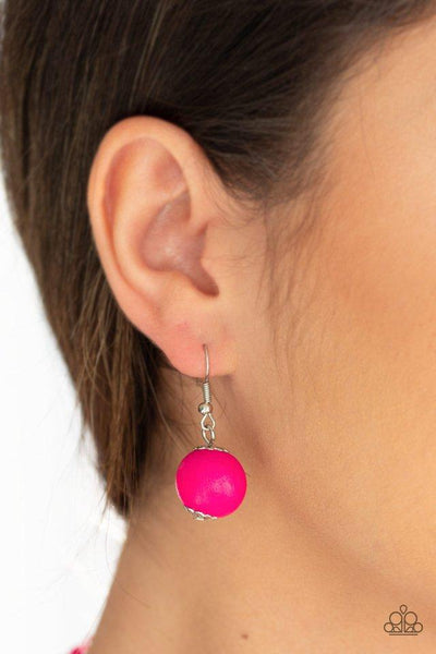 Paparazzi Summer Breezin' - Pink Necklace