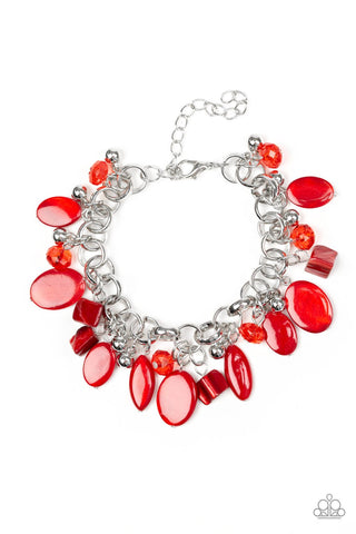 Paparazzi Seashore Sailing - Red