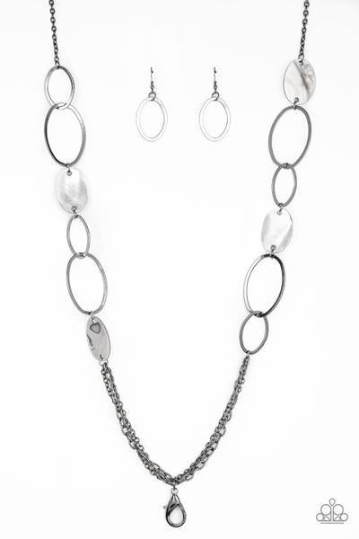 Paparazzi Kaleidoscope Coasts - Black Lanyard