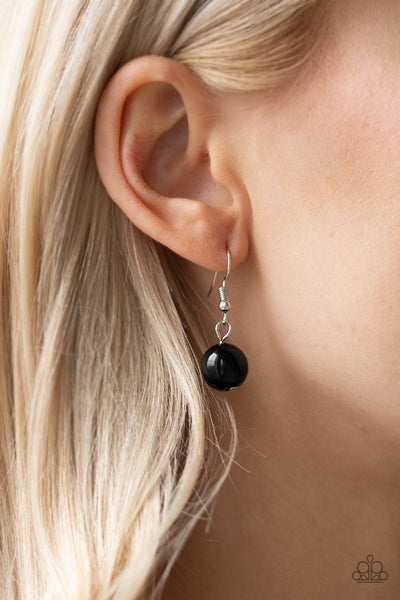 Paparazzi Crystal Charm - Black Necklace