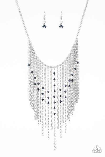 Paparazzi First Class Fringe - Blue