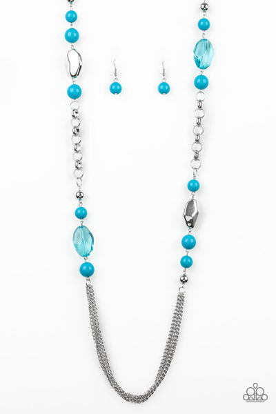 Paparazzi Marina Majesty - Blue Necklace