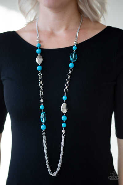 Paparazzi Marina Majesty - Blue Necklace