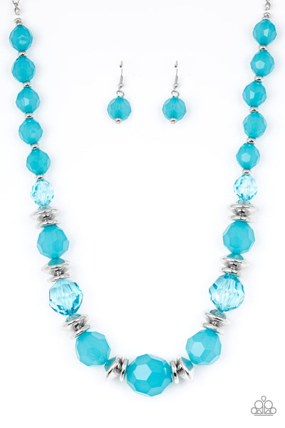 Paparazzi Dine and Dash - Blue Necklace