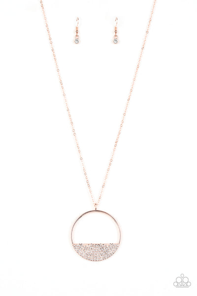 Paparazzi Bet Your Bottom Dollar - Rose Gold Necklace