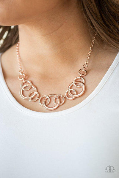 Paparazzi Going In Circles - Rose Gold
