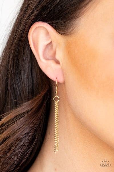 Paparazzi Dauntless Diva - Gold Necklace
