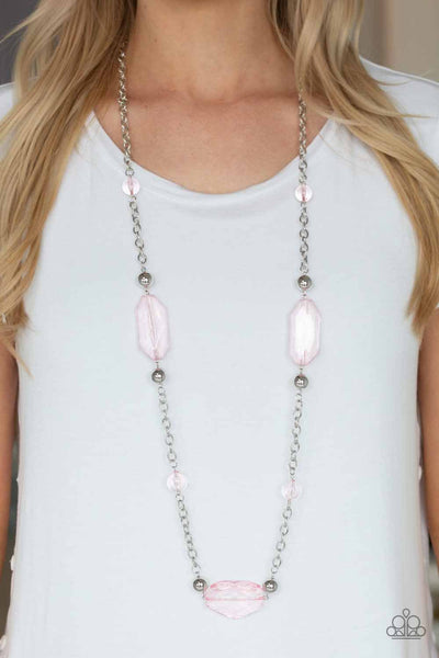 Paparazzi Crystal Charm - Pink