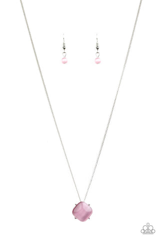 Paparazzi You GLOW Girl - Pink Necklace