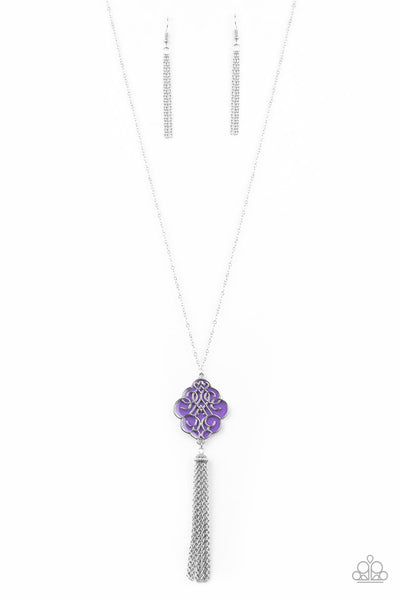 Paparazzi Malibu Mandala - Purple Necklace