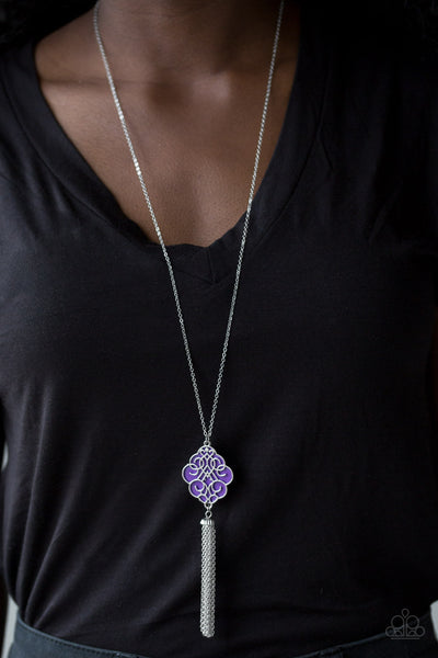 Paparazzi Malibu Mandala - Purple Necklace