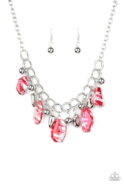 Paparazzi Chroma Drama - Red Necklace