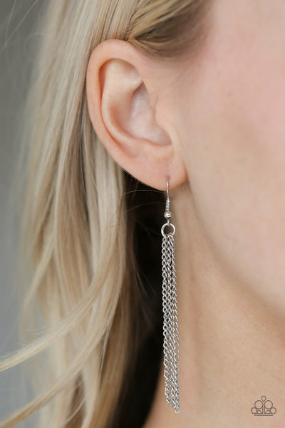 Paparazzi Totally Worth The TASSEL - Silver Necklace