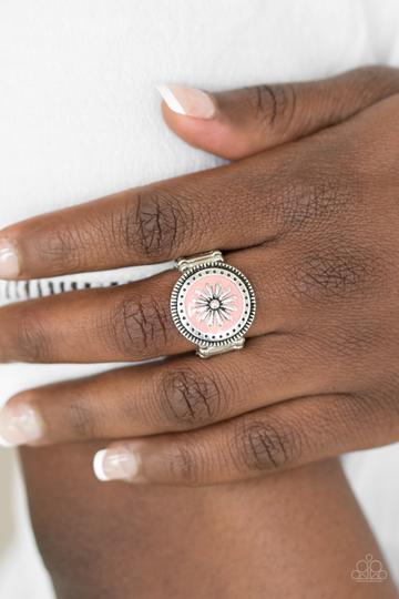 Paparazzi Free-Spirited Flower - Pink