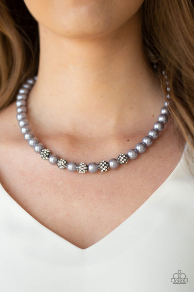 Paparazzi Posh Boss - Silver Necklace