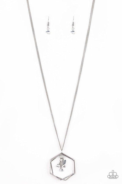 Paparazzi Chicly Geocentric - Silver