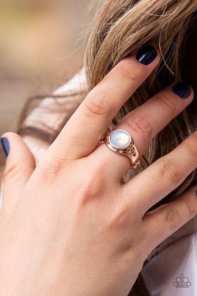 Paparazzi It Just Goes To GLOW - Rose Gold Ring