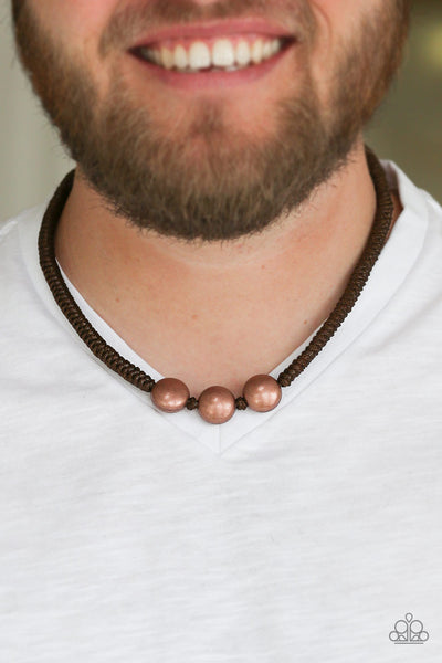 Paparazzi Pedal To The Metal - Copper Necklace