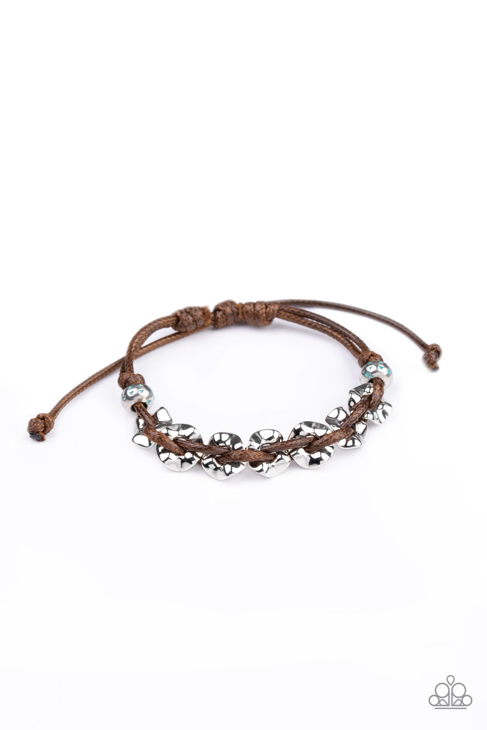 Paparazzi Ride The Rails - Brown Bracelet