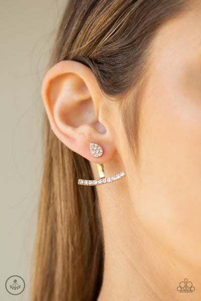 Paparazzi Glowing Glimmer - Gold Earrings
