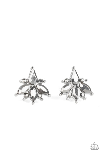 Paparazzi Stellar Sheen - Silver Earrings