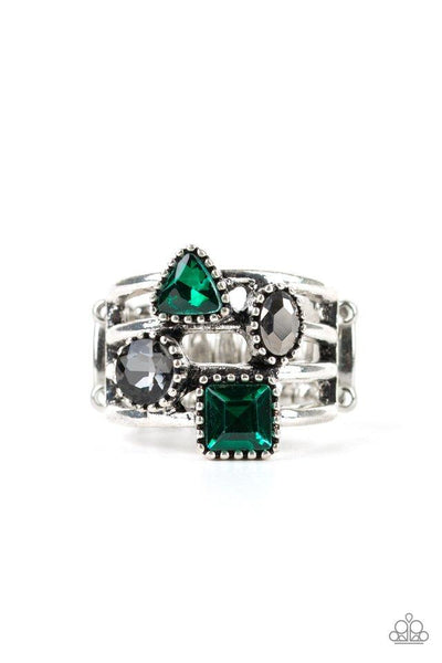 Paparazzi Geo Jazz - Green