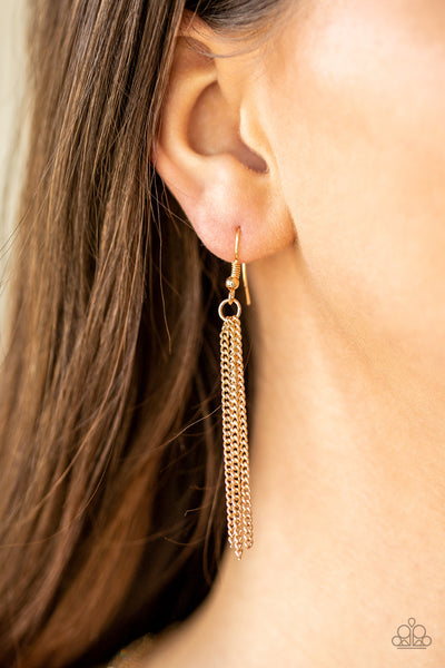 Paparazzi SLEEK and Destroy - Gold Necklace