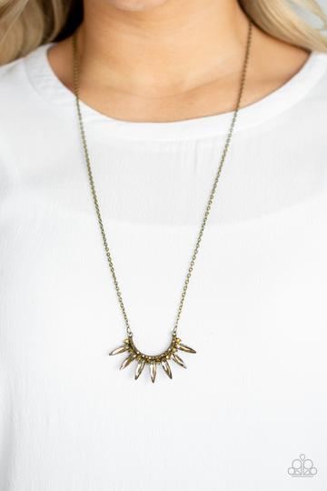 Paparazzi Empirical Elegance - Brass Necklace