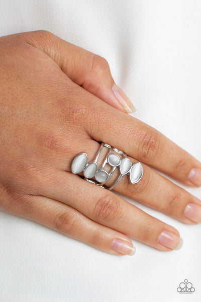 Paparazzi Wraparound Radiance - White Ring