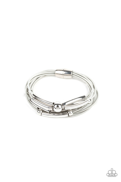 Paparazzi Basic Magnetics - Silver Bracelet